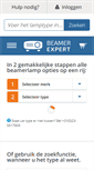 Mobile Screenshot of beamerlampenexpert.nl